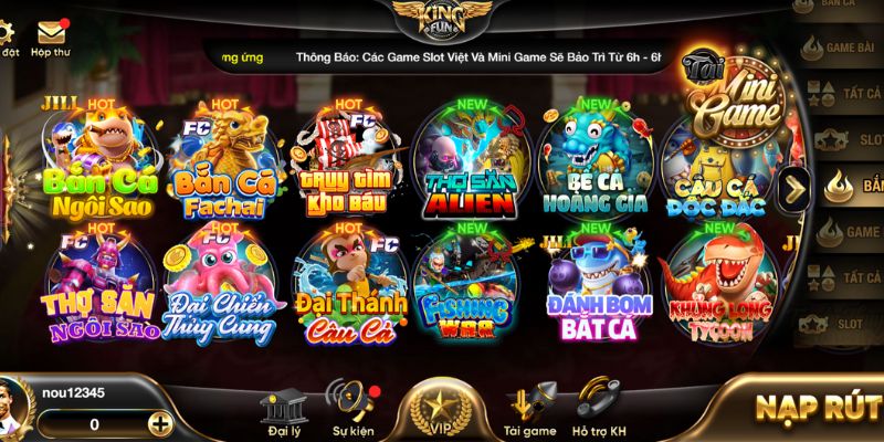 Kingfun ⭐️ King Fun - Cổng Game Bài Kingfun.com Uy Tín No 1 VN 28 Bắn cá săn xu cực chất